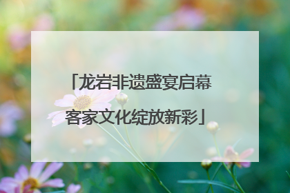 龙岩非遗盛宴启幕 客家文化绽放新彩