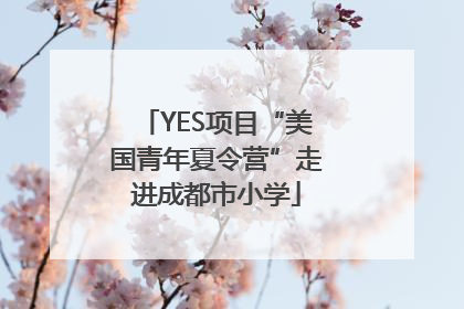 YES项目“美国青年夏令营”走进成都市小学